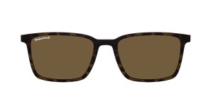 Komplettbrille SVEN aus TR90-Material in Havanna wahlweise mit Sonnen-Clip und individueller Sehstärke