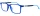 Blaue Komplettbrille SVEN aus TR90-Material  wahlweise mit Sonnen-Clip und individueller Sehstärke