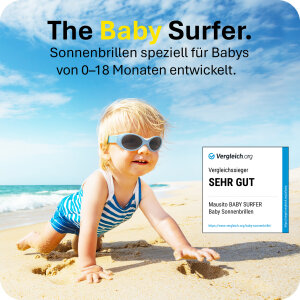 Mausito Baby Sonnenbrille Baby Surfer Rosa UV400 – Sicherer Sonnenschutz für Babys