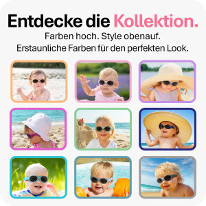Mausito Baby Sonnenbrille Baby Surfer Rosa UV400 – Sicherer Sonnenschutz für Babys