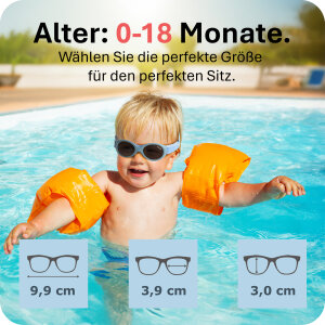 Mausito Baby Sonnenbrille Baby Surfer Rosa UV400 – Sicherer Sonnenschutz für Babys