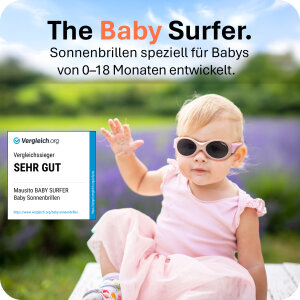 Mausito Baby Sonnenbrille Baby Surfer Rosa UV400 – Sicherer Sonnenschutz für Babys