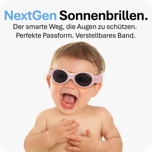 Mausito Baby Sonnenbrille Baby Surfer Rosa UV400 – Sicherer Sonnenschutz für Babys