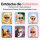 Mausito The Hippie Kinder Sonnenbrille - 6-24 Monate - Stone Blue – Flexibel, UV400 & BPA-frei