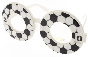 Lustige Fußballbrille mit Zahlen- und...