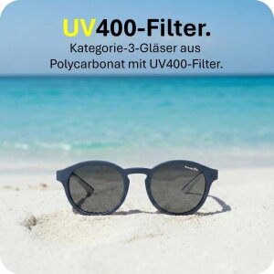 Mausito The Nomad Kinder Sonnenbrille - 3-6 Jahre - Navy – Flexibel, UV400 & BPA-frei