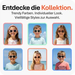 Mausito The Nomad Kinder Sonnenbrille - 3-6 Jahre - Navy – Flexibel, UV400 & BPA-frei