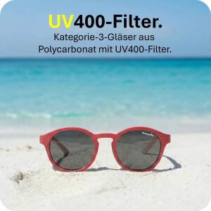 Mausito The Nomad Kinder Sonnenbrille - 6-9 Jahre - Rose – Flexibel, UV400 & BPA-frei