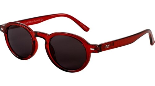 Retro - Sonnenbrille FIJI aus recyceltem Kunststoff in modernem Dunkelrot