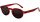 Retro - Sonnenbrille FIJI aus recyceltem Kunststoff in modernem Dunkelrot