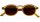 Retro - Sonnenbrille FIJI aus recyceltem Kunststoff in modernem Grün - Gold