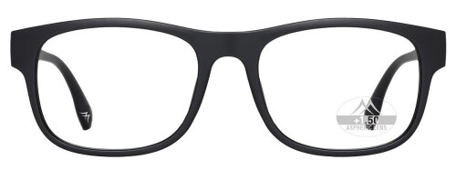 Montana Eyewear MRC1 Kunststoff Lesebrille in Schwarz mit optionalem Sonnenclip