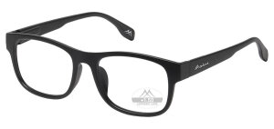 Montana Eyewear MRC1 Kunststoff Lesebrille in Schwarz mit optionalem Sonnenclip