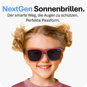 Mausito The Boho Kinder Sonnenbrille - 3-6 Jahre - Magenta – Flexibel, UV400 & BPA-frei