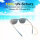 Mausito The Boho Kinder Sonnenbrille - 3-6 Jahre - Stone Blue – Flexibel, UV400 & BPA-frei