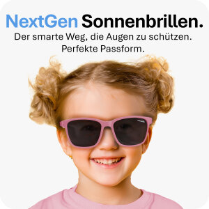Mausito The Boho Kinder Sonnenbrille - 6-9 Jahre - Rose – Flexibel, UV400 & BPA-frei