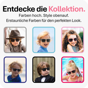 Mausito The Boho Kinder Sonnenbrille - 3-6 Jahre - Mint - Flexibel, UV400 & BPA-frei