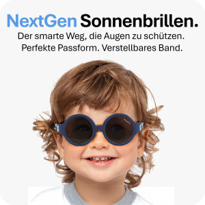 Mausito The Hippie Kinder Sonnenbrille - 2-5 Jahre - Navy – Flexibel, UV400 & BPA-frei