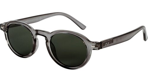 Retro - Sonnenbrille FIJI aus recyceltem Kunststoff in modernem Grau