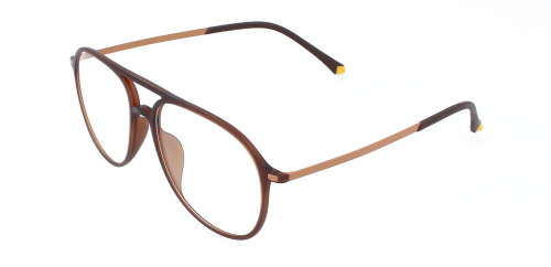 Moderne Bifokalbrille Pietro in Pilotform für vielseitige Sehbereiche in Dunkelblau