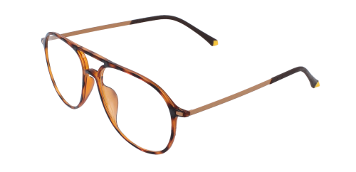 Moderne Bifokalbrille Pietro in Pilotform für vielseitige Sehbereiche in Havanna