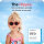 Mausito The Hippie Kinder Sonnenbrille - 6-24 Monate - Magenta – Flexibel, UV400 & BPA-frei