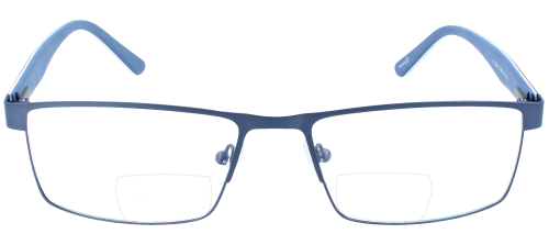 Bifokalbrille BODO mit Bügeln in sportlicher Optik & individueller Stärke in Grau