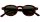 Retro - Sonnenbrille FIJI aus recyceltem Kunststoff in modernem Havanna