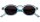 Retro - Sonnenbrille FIJI aus recyceltem Kunststoff in modernem Hellblau