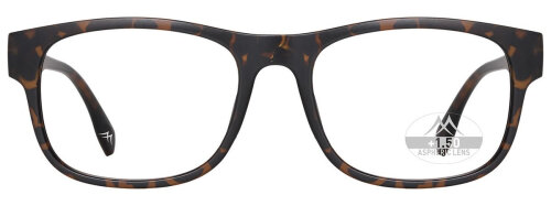 Montana Eyewear MRC1A Kunststoff Lesebrille in Havanna mit optionalem Sonnenclip