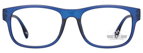 Montana Eyewear MRC1B Kunststoff Lesebrille in Blau mit optionalem Sonnenclip