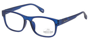 Montana Eyewear MRC1B Kunststoff Lesebrille in Blau mit optionalem Sonnenclip