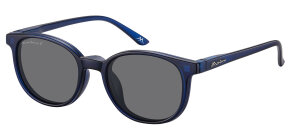 Montana Eyewear Sonnenclip MRC-2B Polarisierter Brillenaufsatz für runde Lesebrillen Blau