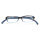SPECNECS Lesebrille mit Federscharnier und extra langen Bügeln in Blau-Marmoriert