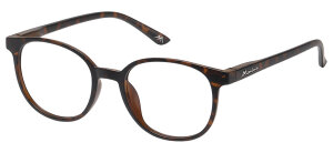 Montana Eyewear MRC-2A Lesebrille in Havanna mit Magnet-Sonnenclip