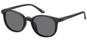 Montana Eyewear MRC-2A Lesebrille in Havanna mit Magnet-Sonnenclip