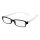 SPECNECS Lesebrille mit Federscharnier und extra langen Bügeln in Schwarz-Transparent