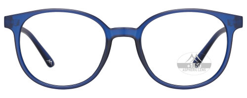 Montana Eyewear MRC-2B Lesebrille in Blau mit Magnet-Sonnenclip