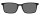 Montana Eyewear Magnet-Sonnenbrillenaufsatz MRC-3 in Schwarz polarisiert