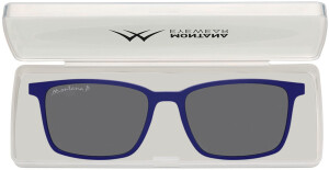 Montana Eyewear MRC-3B Magnetischer Brillenaufsatz polarisiert in Blau
