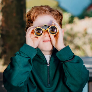 National Geographic Kompaktfernglas für Kinder in Gelb