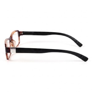 SPECNECS Lesebrille mit Federscharnier und extra langen Bügeln in Havanna-Schwarz