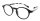 SPECNECS Lesebrille mit extra langen Bügeln in modernem Pantodesign in Schwarz