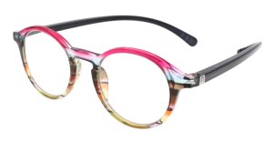 SPECNECS Lesebrille mit extra langen Bügeln in modernem Pantodesign in Rot