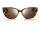 Victoria Sonnenbrille Lazer Sun 36 im Schmetterlingsdesign in Havanna mit Federscharnier
