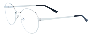 Bifokalbrille NANI - Silberne Metallfassung im Retro -...