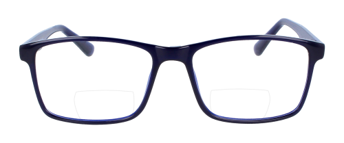DETLEF Bifokalbrille – Leichte Komfortbrille für Ferne & Nähe in Blau