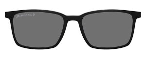Montana Eyewear Lesebrille MRC-3 in Schwarz mit optionalem Sonnenclip
