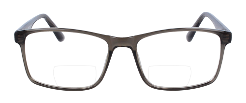 DETLEF Bifokalbrille – Leichte Komfortbrille für Ferne & Nähe in Grau