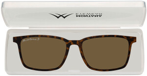 Montana Eyewear Lesebrille MRC-3A in Havana mit optionalem Sonnenclip